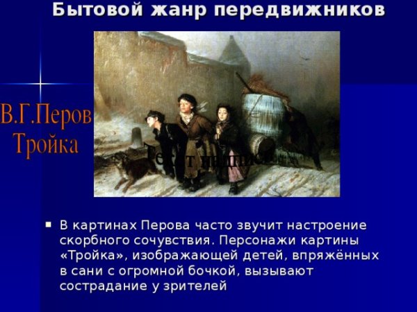 История картины тройка Перова