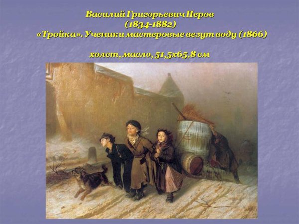 Василий Перов тройка 1866