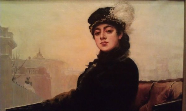 Картина незнакомка художник Крамской