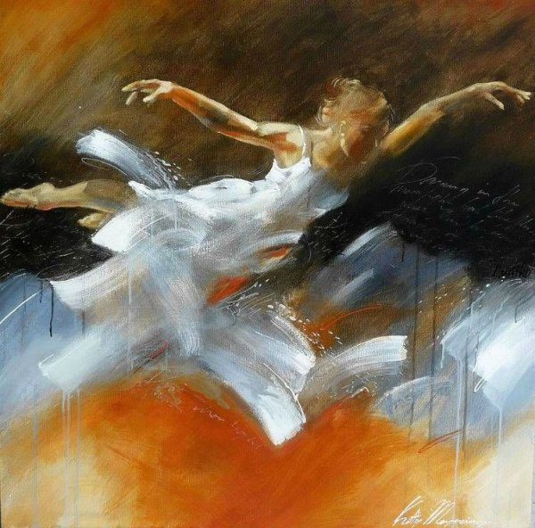 В ритме танца: картины художницы Kitty Meijering