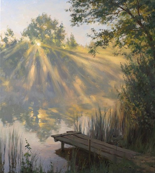 Художник Станислав Брусилов туман