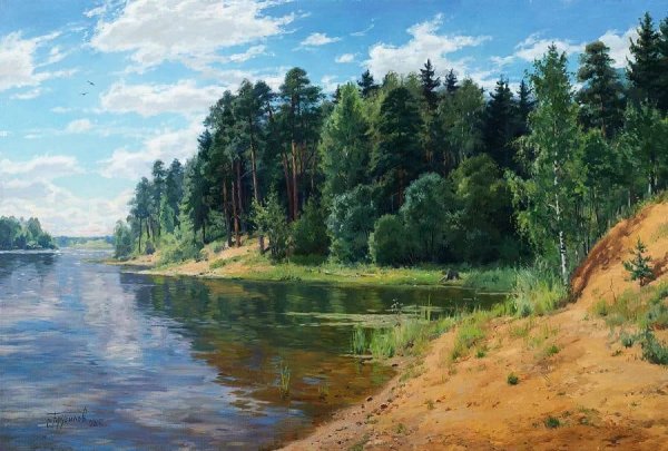 Художник пейзажист Брусилов