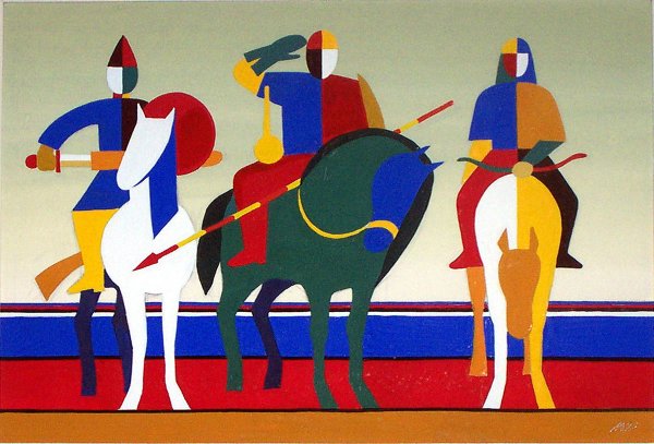 Казимир Малевич три богатыря