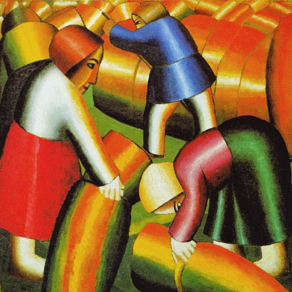 Малевич уборка ржи 1912