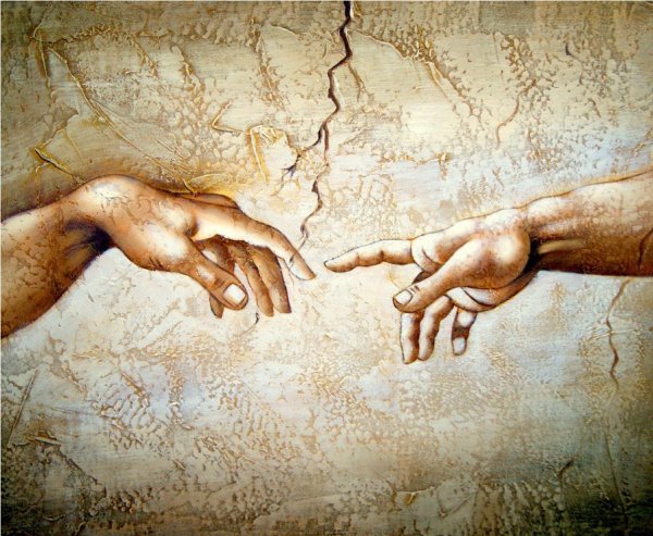 Микеланджело Creation of Adam