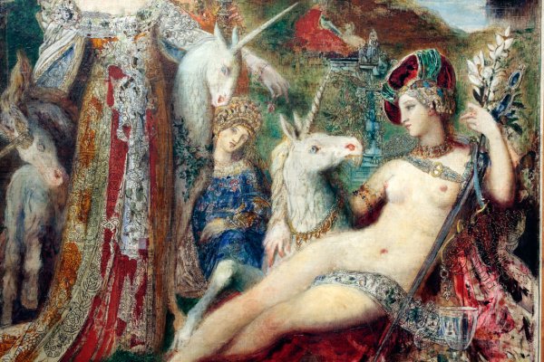 «Юпитер и семела», Гюстав Моро, (1895)