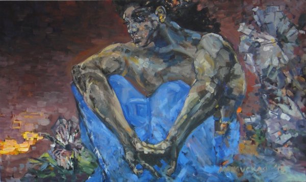 М А Врубель демон сидящий 1890