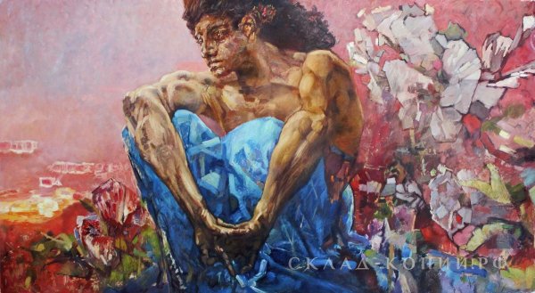 Михаил рубиль «демон сидящий»