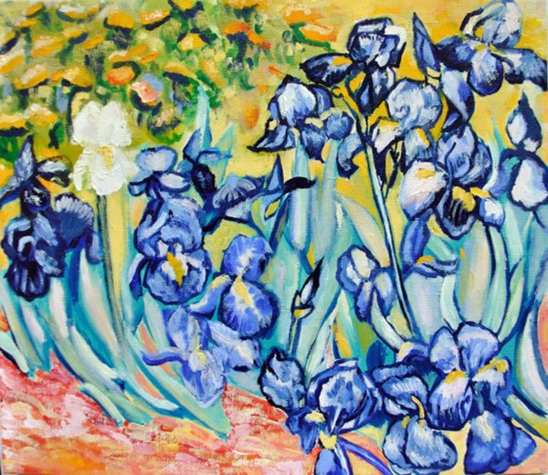 Ирисы, Ван Гог