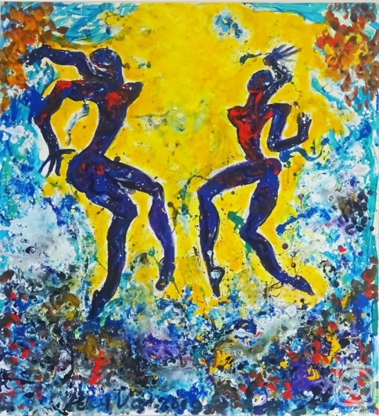 Танцующие люди картина