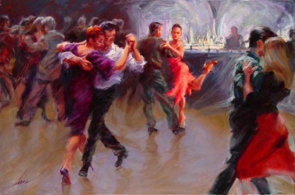 Аргентинское танго милонга