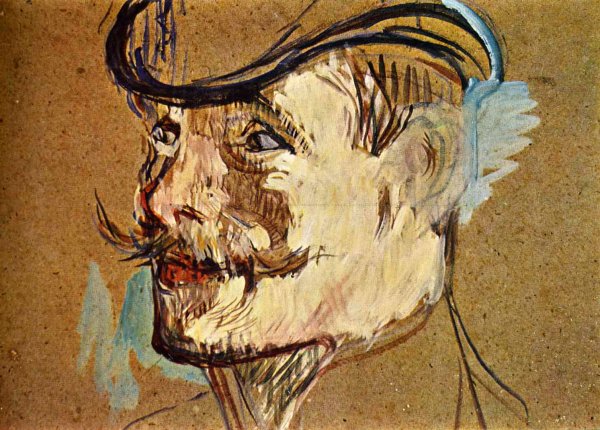 Тулуз Лотрек автопортрет