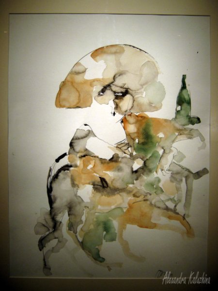 Картины Рустама Хамдамова в Эрмитаже