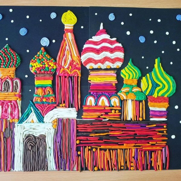 Пластилиновая живопись для детей