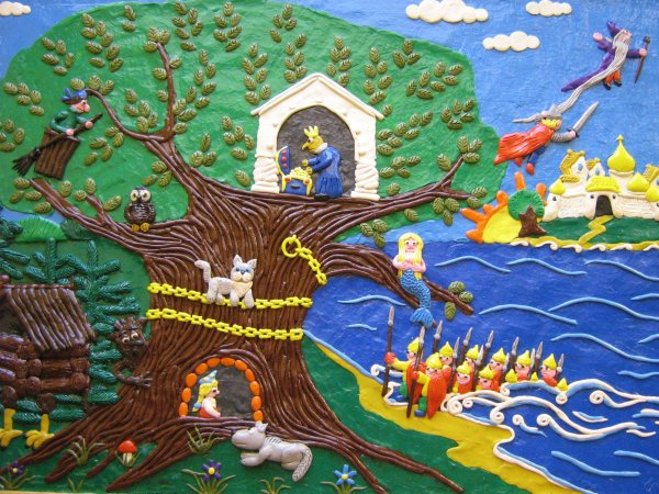 Пластилиновая живопись для детей