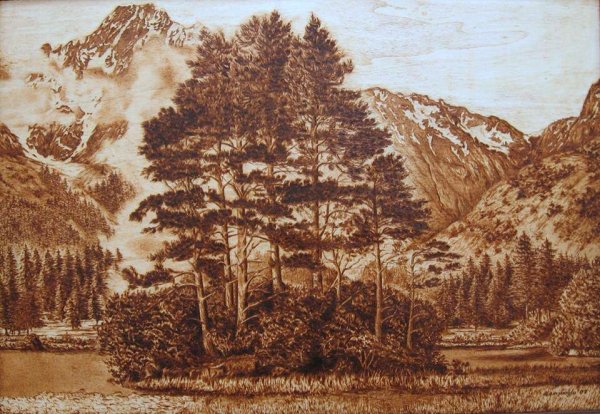 Ксилография алтайцы