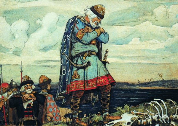 Вещий Олег картина Васнецова