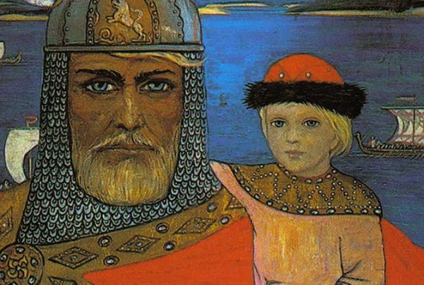 Князь Олег у костей своего коня