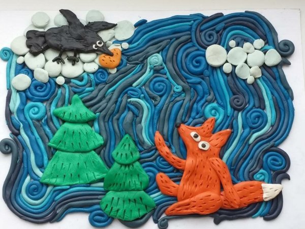 Пластилинография для детей