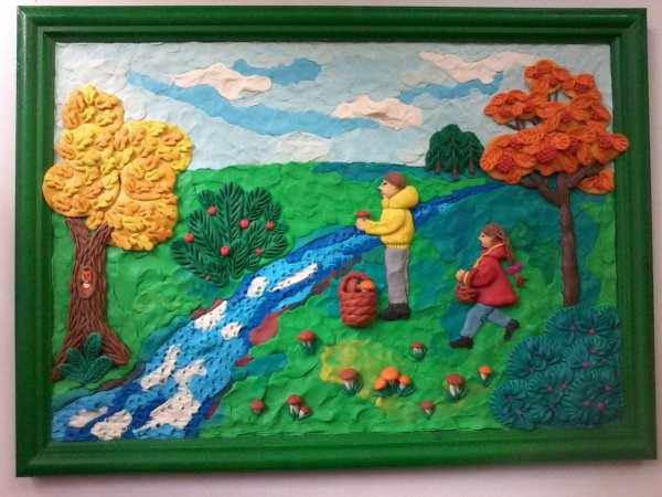 Пластилиновые аппликации для детей