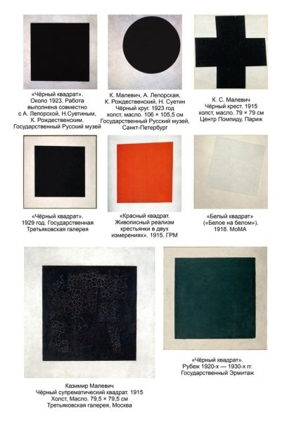 Казимир Малевич триптих