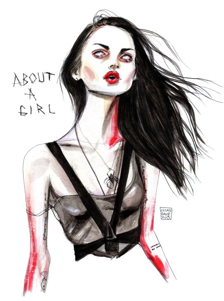 Фрэнсис Кобейн рисунки