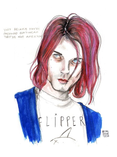 Фрэнсис Кобейн рисунки