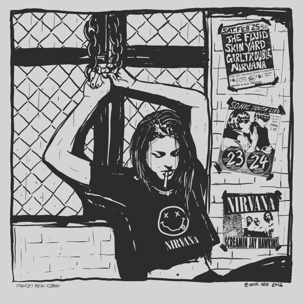 Фрэнсис Бин Кобейн рыжая