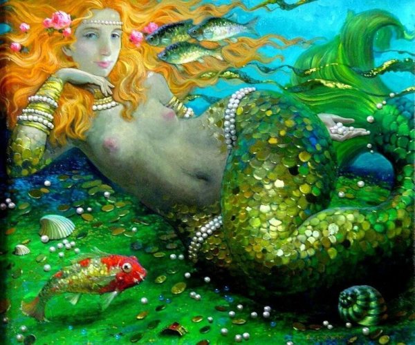 Виктор Низовцев картины русалки