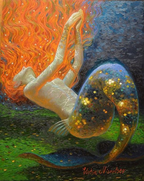 Виктор Низовцев картины русалки