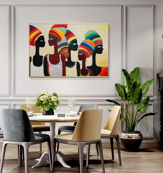 Модная живопись в интерьере