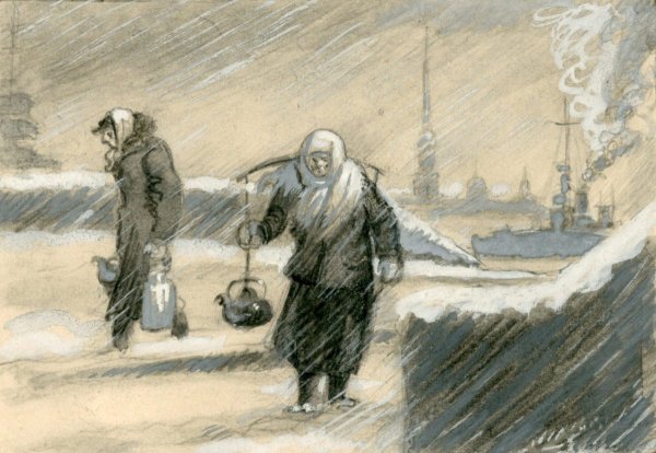 Блокадный Ленинград картины художников