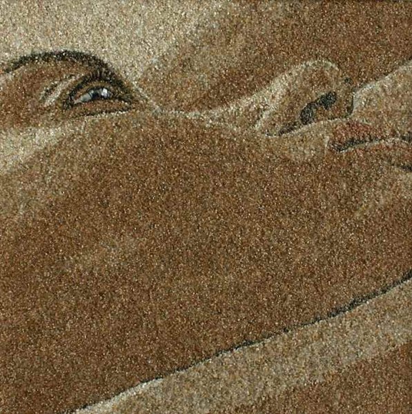 Картины из цветного песка