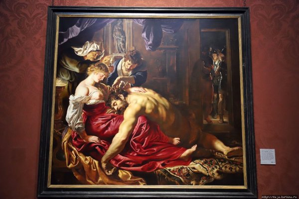 Самсон и Далила картина Рубенса