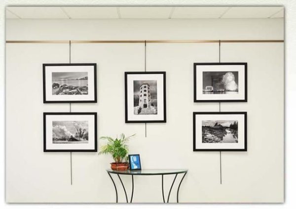 Подвесные системы для картин в интерьере