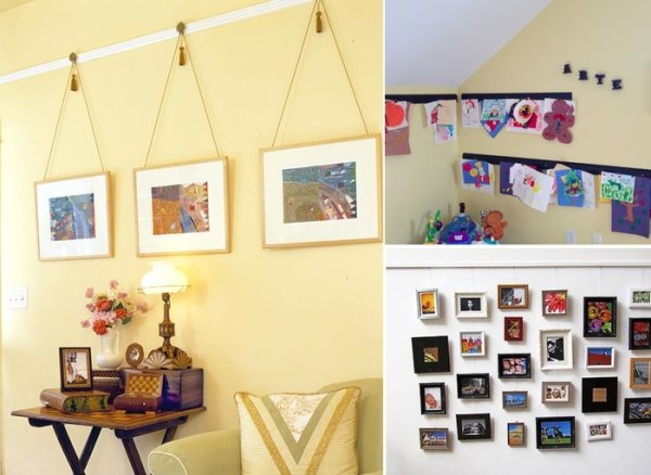 Крепление для фоторамок на стену