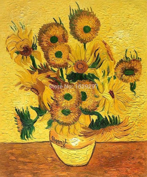 Подсолнухи Моне и Ван Гог