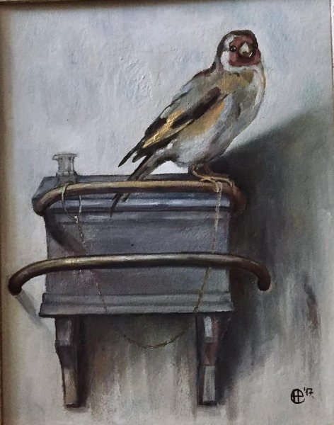 Фабрициус щегол картина