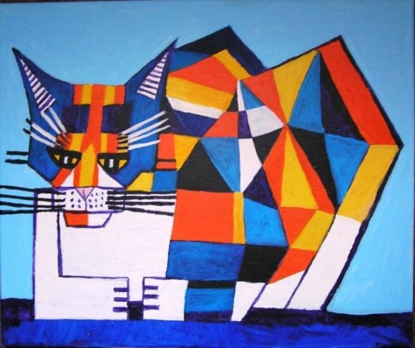 Портрет Пикассо абстракция Пикассо