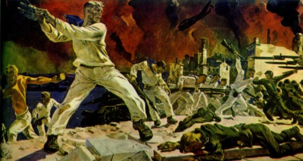 А. А. Дейнека. Оборона Севастополя. (1942 Г.)