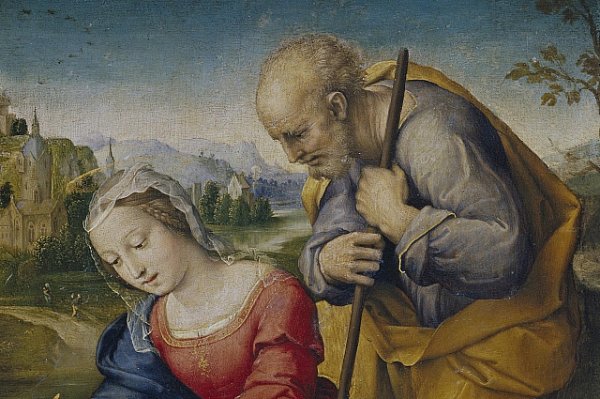 Вятое семейство», Рафаэль Санти