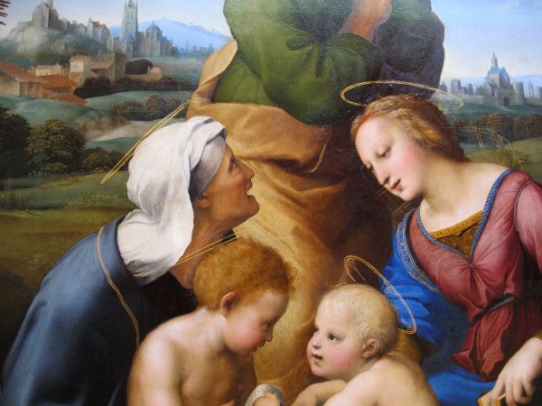 Рафаэль Санти Мадонна с безбородым Иосифом