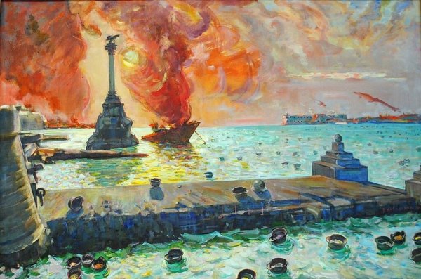 Картина Севастопольская оборона