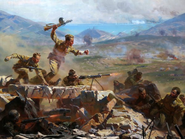 Диорама штурм сапун-горы 7 мая 1944 года в Севастополе