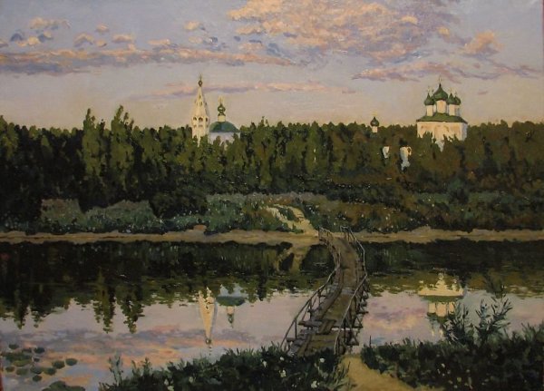 «Тихая обитель». Исаак Левитан, 1891 год