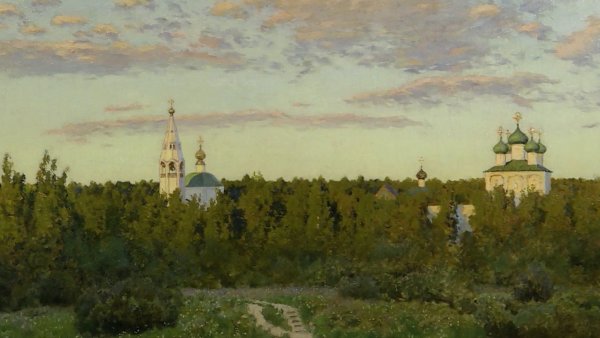 Левитан Тихая обитель картина