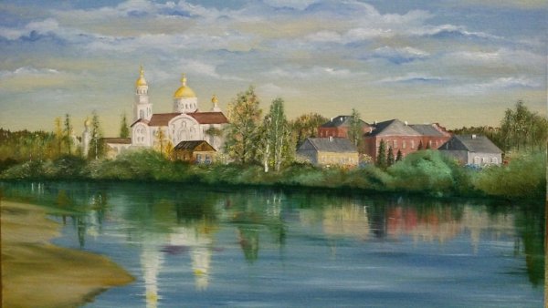 Левитан Тихая обитель картина