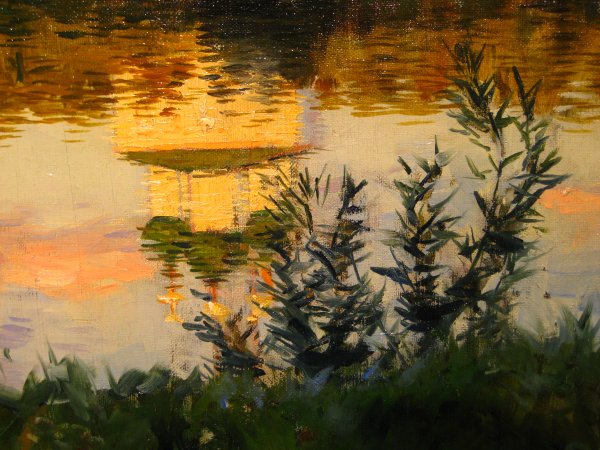 Тихая обитель Левитан описание картины