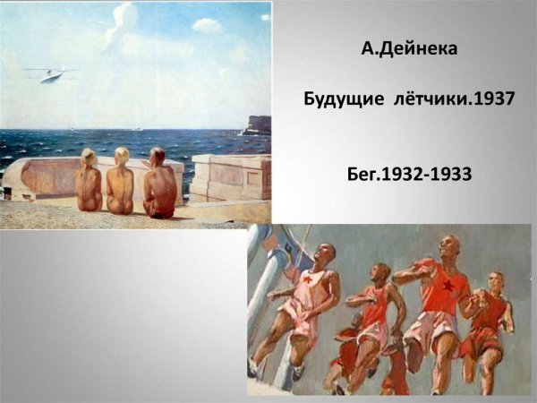 Александр Дейнека будущие летчики 1938