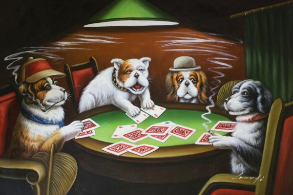 Кассиус Кулидж собаки картины